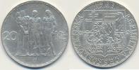 Tschechoslowakei 20 Kronen 1. Republik -
