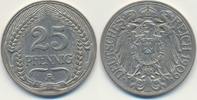Deutschland 25 Pfennig Kaiserreich Mzz.A -