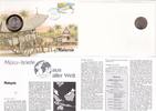 Malaysia 50 Sen Numisbrief Münzbrief Stempel 1987 -
