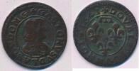 Frankreich Double Tournois Dombes Gaston d'Orléans 1627-1650 -