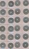 12x 25 Centimes 1922-1937 Frankreich Lot 12 Münzen 1922 1925 1926 1927 1928 1929 1930 1931 1932 1933 1936 1937 ss-vz