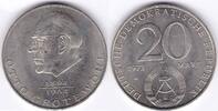 Deutschland DDR 20 Mark Otto Grotewohl 1894-1964 in Hartplastik Kapsel -