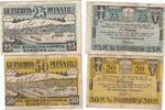 Deutschland Deutsches Reich 25 50 Pfennig Notgeldschein Notgeld Harburg (Elbe) Hannover Niedersachsen 2 Scheine -