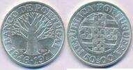 Portugal 50 Escudos Silbermünze Lisbon 650er Silber -