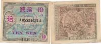 Japan 10 Sen Geldschein Banknote Series 100 -