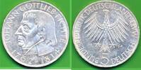 Deutschland, BRD 5 DM Mark Münze Johann Gottlieb Fichte -