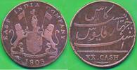 Großbritannien Britisch-Indien 20 Cash 1803 Madras Britisch Ost-Indien VF