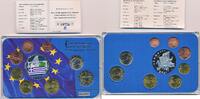 Griechenland 3,88 Euro KMS Euro-Satz mit Zertifikat und 100 Euro Medaille -