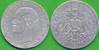 Deutschland Deutsches Reich 5 Mark Silbermünze, Bayern Otto 1886-1913 -
