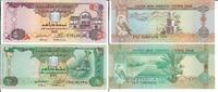 Vereinigte Arabische Emirate 5, 10 Dirhams Banknote Geldschein 1 x 5 Dirhams, 1 x 10 Baht (beide unc und 2013) LOT -
