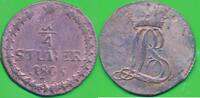 Altdeutschland Deutschland 1/4 Stüber Hessen-Darmstadt Ludwig X. (1790-1806) -