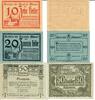 Österreich 10,20,50 Heller Banknote Geldscheine Österreich Alkoven 10, 20, 50 Heller 3 Scheine -