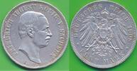 Deutschland Deutsches Reich 5 Mark Silbermünze König Friedrich Ausgust von Sachsen 1904 - 1918 -