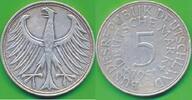 Deutschland BRD 5 Mark DM Münze 5 DM Silber -