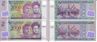 Paraguay 2000 Guaranies Banknote Geldscheine 2000 Guaranies (2008 und 2014) unc 2 Scheine -