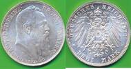 Deutschland Deutsches Reich 3 Mark Bayern , Prinzregent , Luitpold (1886-1912) -