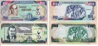 Jamaica 50 100 Dollars Banknote Geldscheine 50 Dollars 100 Dollars (beide 2012 unc) 2 Scheine -