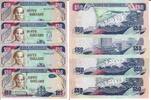 Jamaica 50 Dollars Banknote Geldscheine 50 Dollars 2004 2008 2010 2017 (alle unc-) LOT -