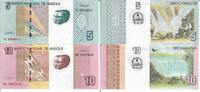 Angola 5 10 Kwanzas Banknote Geldscheine 5 10 Kwanzas (unc-) 2 Scheine -