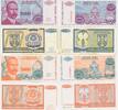 Bosnien Herzegowina 5000, 1000000, 5000000, 1000000000 Dinara 4 Banknoten, Lot , Banja Luka -