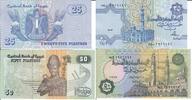 Ägypten 25 50 Piastres Banknote Geldscheine 25 50 Piastres (unc) 2 Scheine -