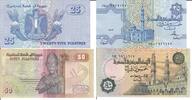 Ägypten 25 50 Piastres Banknote Geldscheine 25 50 Piastres (unc) 2 Scheine -
