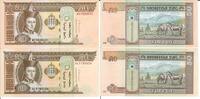 Mongolei 50 Tugrik Banknote Geldscheine 50 Tugrik (2013 und 2016) unc 2 Scheine -