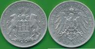 Deutsches Reich Deutschland 5 Mark Kaiserreich / Hamburg , Freie und Hansestadt -