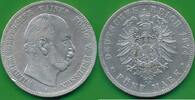 Deutsches Reich Deutschland 5 Mark Kaiserreich, Kaiser Wilhelm I -