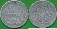 Deutsches Reich Deutschland 1 Mark Kaiserreich, kleiner Adler -