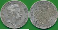 Deutsches Reich Deutschland 5 Mark Preußen, Wilhelm II. 1888-1918 -