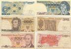 Polen 100, 500, 1000 Zloty Zlotych 3x Banknoten Lot -
