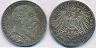 Deutsches Reich Deutschland 2 Mark Baden, Regierungsjubiläum, Friedrich I. 1856-1907 -