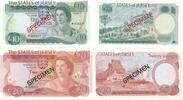 Jersey 1, 5, 10, 20 Pounds 4x Banknoten, Geldscheine -