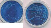 Britisches Antarktis-Territorium 2 Pounds Königin Elizabeth II. (2008 - 2022), Kaiserpinguin, Gedenkmünze -