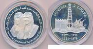 Kuwait 2 Dinar 1976 925er Silber, Gedenkmünze 15 Jahre Unabhängigkeit PP... 90,00 EUR  plus 6,00 EUR verzending