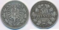 Deutsches Reich Deutschland 50 Pfennig kleiner Adler -