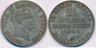 Altdeutschland 1/12 Taler, 2 1/2 Silbergroschen Brandenburg-Preußen, Friedrich Wilhelm IV. 1840-1861 -