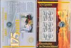 Deutschland BRD 175 Jahre Eisenbahn in Deutschland, Dampflok ADLER - Numisblatt -
