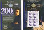 Deutschland BRD 10 € Euro Gedenkmünze Numisblatt 1 / 2011 200 Geburtstag Franz Liszt -