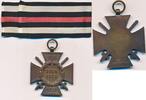 Deutsches Reich Deutschland I. Weltkrieg , Militaria Ehrenkreuz für Kriegsteilnehmer mit Band, Hersteller R.V. 67. Pforzheim -