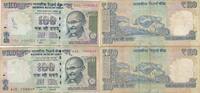 Indien 100 Rupees 2x Banknote One Hundred Rupees -