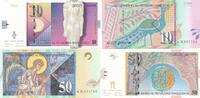 Mazedonien 10 und 50 Denari 2 Scheine -