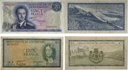 Luxemburg 10,20 Francs Banknoten 2 Stück Lot -