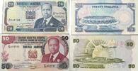 Kenya 20, 50 Schilling Banknote -