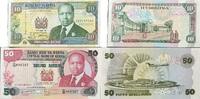 Kenya 10, 50 Schilling Banknote -