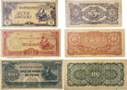 Myanmar 5,10,100 Rupees Banknoten 3 Stück Lot -