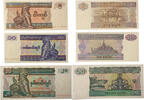 Myanmar 5,10,20 Kyats Banknoten 3 Stück Lot -