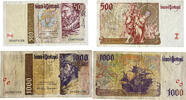 Portugal 500,1000 Escudos Banknoten 2 Stück Lot -