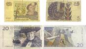 Sweden,Schweden 5,20 Kronor Banknote, Sveriges Riksbank -